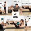 Medicine Exercise Ball with Dual Texture for Superior Grip