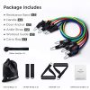 Letsfit Resistance Bands Set 11pcs, Exercise Workout Bands