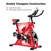 GYMAX Indoor Exercise Bike, Stationary Cycling Bike