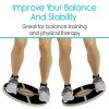 Vive Fit Balance Board - Wooden Self Balancing Wobble Platform