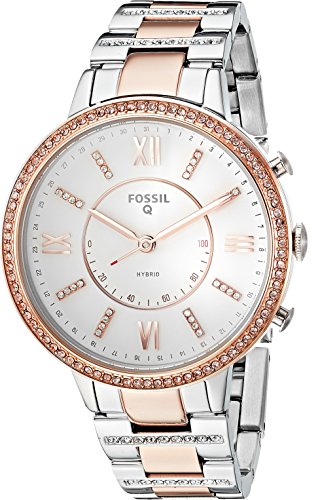 Fossil Q Women's Virginia Two-Tone Stainless Steel Hybrid Smartwatch