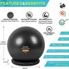 Yoga Ball, Exercise Ball Fitness Balls Stability Ball Anti-Slip & Anti- Burst