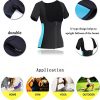 Gotoly Women's Neoprene Sauna Vest with Sleeves Gym