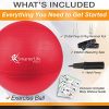 Exercise Ball for Yoga, Fitness, Pilates, Birthing, Therapy
