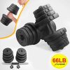 Topeakmart 66.14LB Adjustable Dumbbells Set