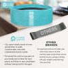 Exercise Resistance Bands for Legs and Butt - 3 Pack Beginner Level
