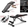 Gretess Adjustable Weight Bench - Ultimate Home Gym Strength Training