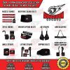 Premium Ab Slings Straps - Rip-Resistant Heavy Duty Pair