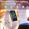 Waterproof Activity Tracker with Heart Rate Monitor and Sleep Monitor