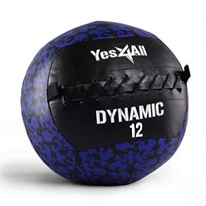 Yes4All Dynamic Wall Ball/Soft Medicine Ball, Wall Med Ball