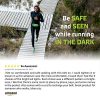 LED Reflective Running Belt Pouch - Stay Safe, Stay Visibl