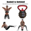 PINROYAL Adjustable Kettlebell Handle for Plates Weights
