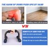 Xahpower Push Up Bars - Strength Training Stands with Steel Grip Bar