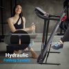 SereneLife Folding Treadmill - Foldable Home Fitness Equipment