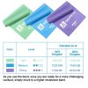 A AZURELIFE Resistance Bands, Professional Non-Latex Elastic Exercise Bands