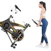 pooboo Exercise Bike Indoor Cycling Bike 24lbs Flywheel Blet