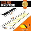 Invincible Fitness Agility Ladder Training Equipment Set