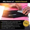 Running Belt, Fully Adjustable Fastener, Fitness Waist Belt