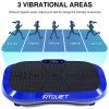 FITQUIET Vibration Plate Exercise Machine with Loop Resistance Bands