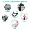 Taotique True Latex Resistance Bands, 150 LBS Portable Home Workout