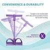 VISOFO Pedal Resistance Band, 4-Tube Natural Latex Yoga Pedal
