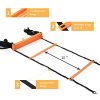 YISSVIC Agility Ladder and Cones 20 Feet 12 Adjustable Rungs