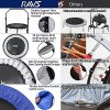Ravs Mini Trampoline for Kids Adults, 40" Foldable Fitness Rebounder