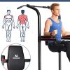 MaxKare Power Tower Pull Up Bar Dip Station Strength Training