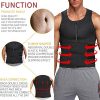 Amagogo Mens Neoprene Sauna Waist Cincher Slimmer Trainer