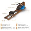Rowing Machine for Home Use,Water Resistance Vintage