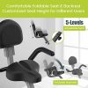 pooboo Exercise Bike Foldable 3 in 1 Indoor Cycling Bike