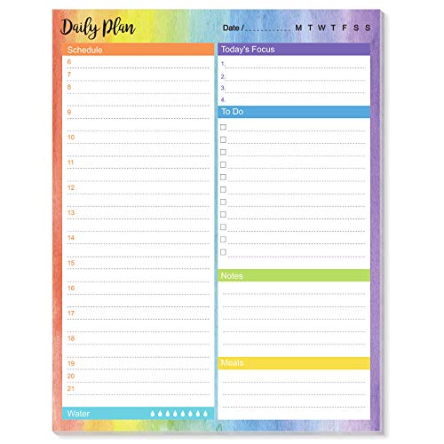 Daily Planner Pad - to Do List Notepads, Magnetic Undated Daily Planner