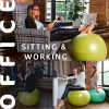 KARIKUN Exercise Ball, 65cm Yoga Ball, Medicine Ball Chair for Fitness