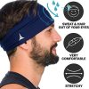 French Fitness Revolution Mens Headband - Guys Sweatband