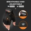 BEACE Weight Lifting Gym Gloves with Breathable Leather Palm