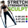 Premium Exercise Bands and Door Anchor | Fitness, Physical Therapy