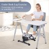 MaxKare Under Desk Exercise Bike 2 in 1 Stationary Magnetic Pedal