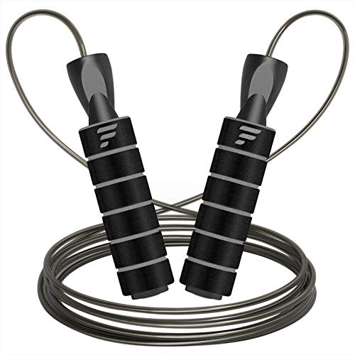 Letsfit Jump Rope, Tangle-Free with Ball Bearing Skipping Rope