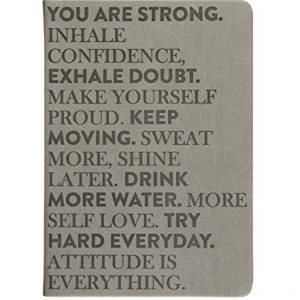 “You Are Strong” Guided Motivating Fitness + Writing Journal