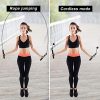 Jump Rope,Digital Smart Skipping Rope,Adjustable cordless fitness skipping rope