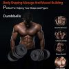 Adjustable 66LB Dumbbells Weights Set With Extra Metal Rod For Barbell