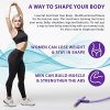 VISOFO Pedal Resistance Band, 4-Tube Natural Latex Yoga Pedal