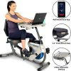 Exerpeutic 2500 Bluetooth 3 Way Adjustable Desk Recumbent Exercise Bike