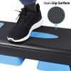 ANT MARCH 30" Aerobic Stepper for Exercise Step Up Exercise Platform