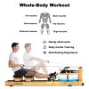 Max4out Water Rowing Machine, Ash Wood Water Rower