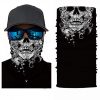 Yeoubi 6 Pcs 3D Skull Face Sun Mask, Neck Gaiter, Headwear