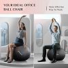 Trideer Exercise Ball (45-85cm) Extra Thick Yoga Ball Chair