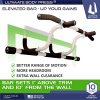 Body Press XL Doorway Pull Up Bar with Elevated Bar