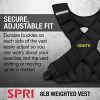 SPRI Weighted Vest 8 lb - Workout Weight Vest for Men,Women