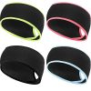 4 Pieces Women Ponytail Headband Hair Band Winter Running